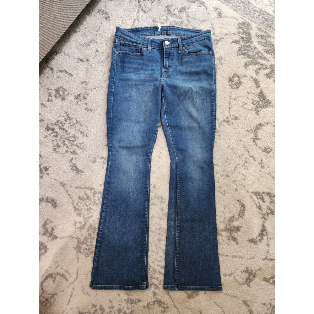 Levis 715 Bootcut Jeans Womens 31x32 Blue Mid Rise Denim 18885-0016